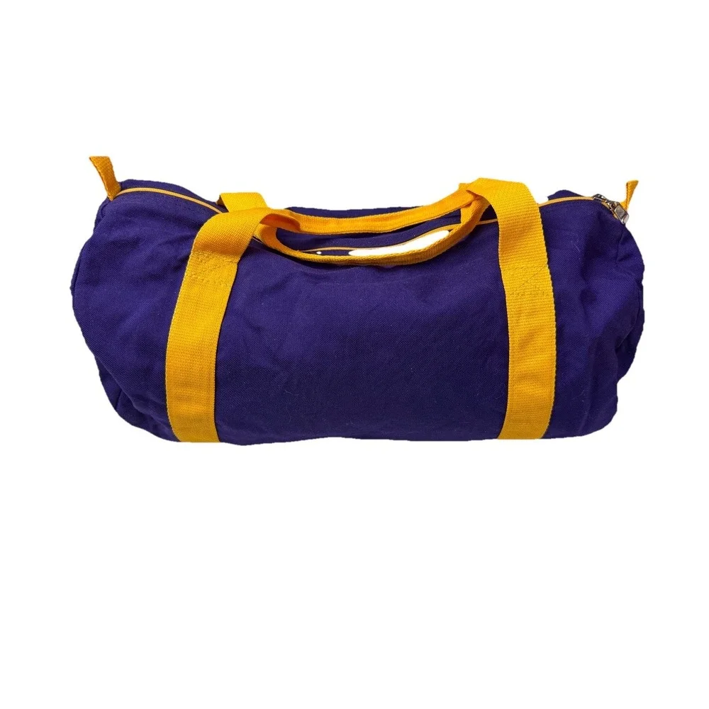 Vintage Uphill Down UW Washington Huskies University Duffle Bag Gym Bag 3j